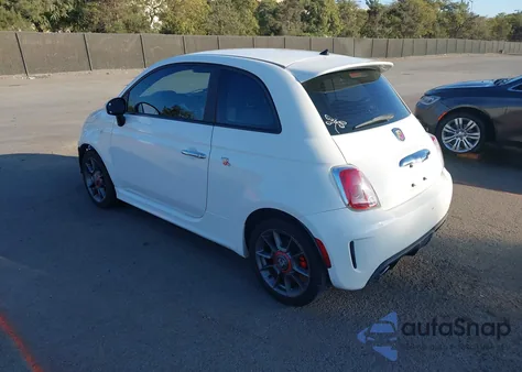 2015 Fiat 500 Abarth из США, поврежденный, VIN 3C3CFFFH7FT586076